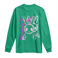 Horror Cute Bunny Rabbit Long Sleeve Shirt Horror Aesthetic - Wonder Print Shop