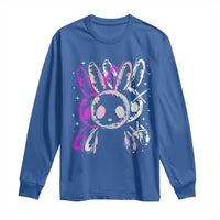 Horror Cute Bunny Rabbit Long Sleeve Shirt Horror Aesthetic - Wonder Print Shop