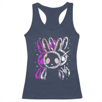 Horror Cute Bunny Rabbit Racerback Tank Top Horror Aesthetic - Wonder Print Shop