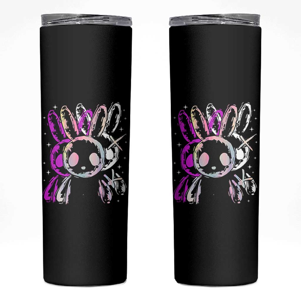 Horror Cute Bunny Rabbit Skinny Tumbler Horror Aesthetic