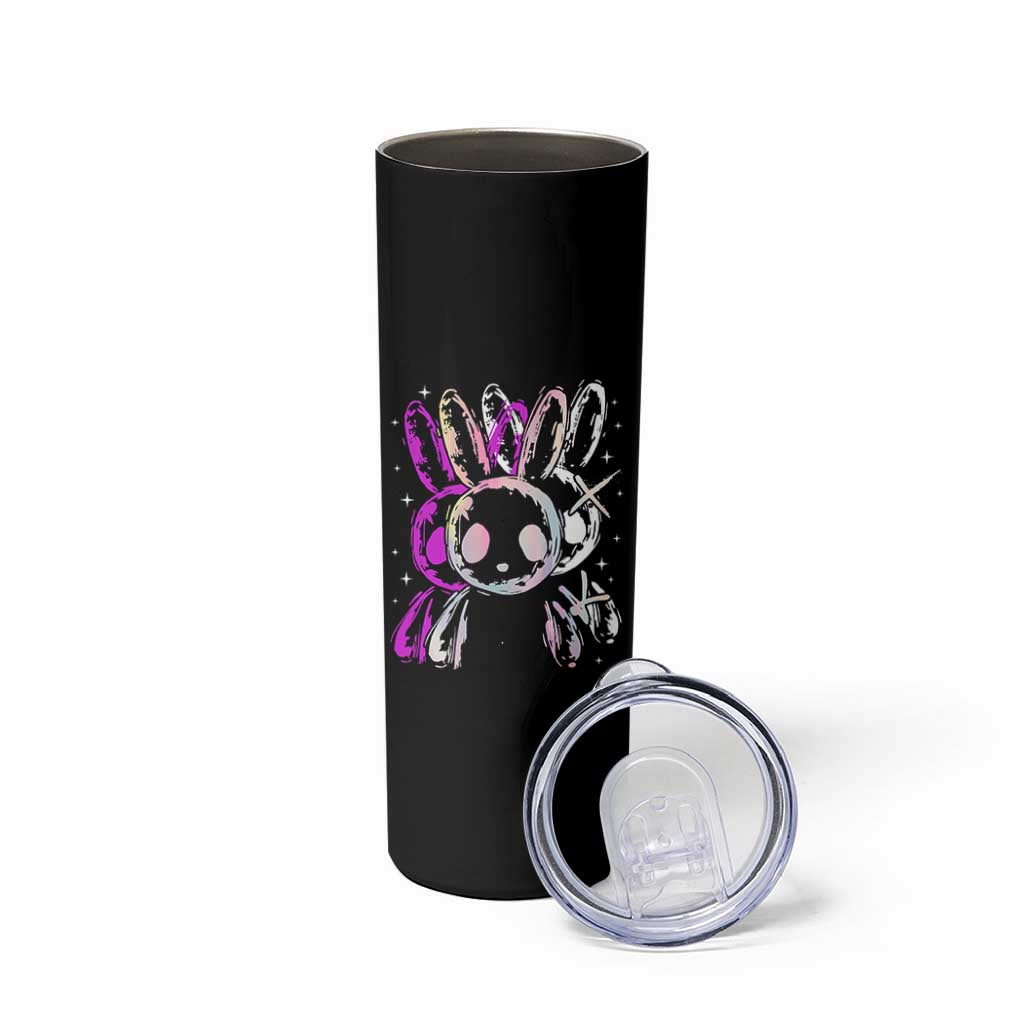 Horror Cute Bunny Rabbit Skinny Tumbler Horror Aesthetic