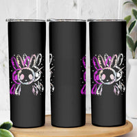 Horror Cute Bunny Rabbit Skinny Tumbler Horror Aesthetic