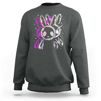 Horror Cute Bunny Rabbit Sweatshirt Horror Aesthetic - Wonder Print Shop