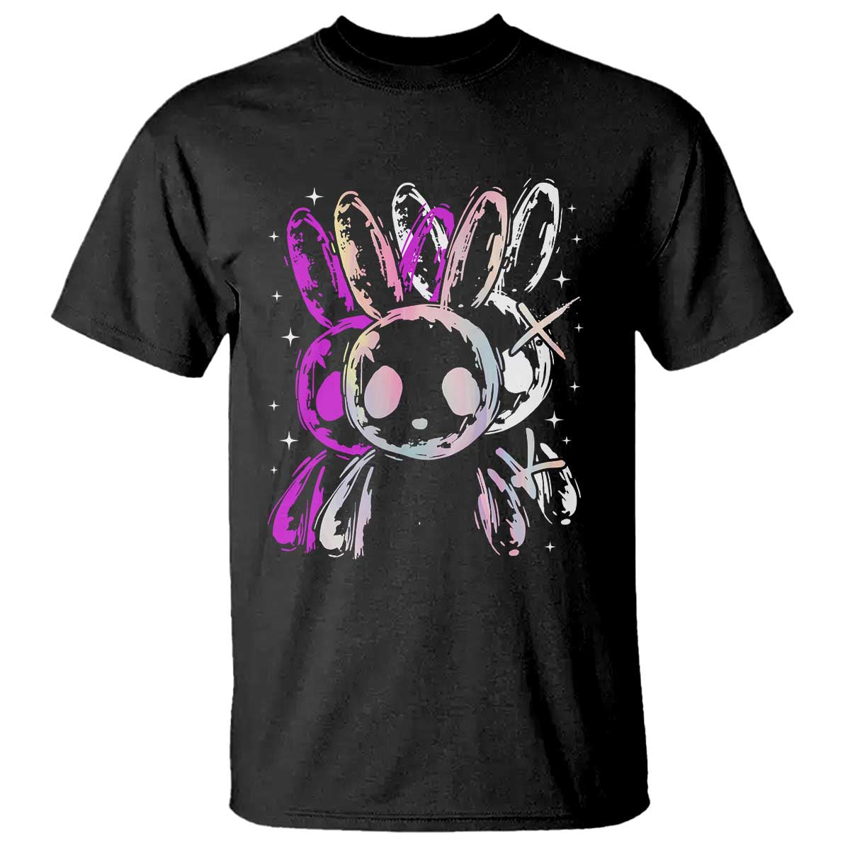 Horror Cute Bunny Rabbit T Shirt Horror Aesthetic - Wonder Print Shop