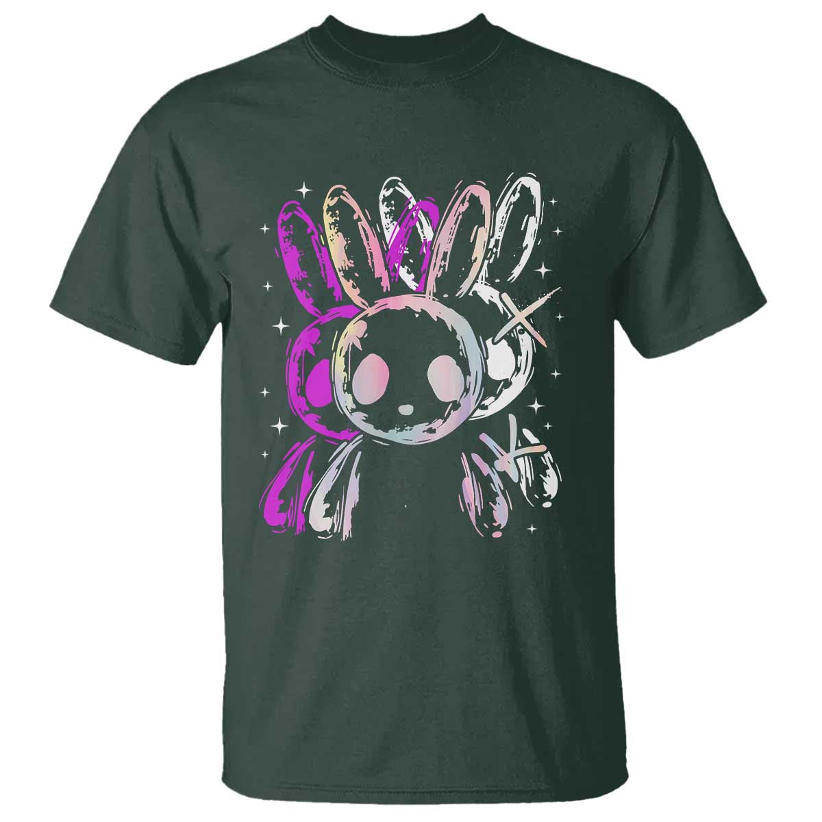Horror Cute Bunny Rabbit T Shirt Horror Aesthetic - Wonder Print Shop