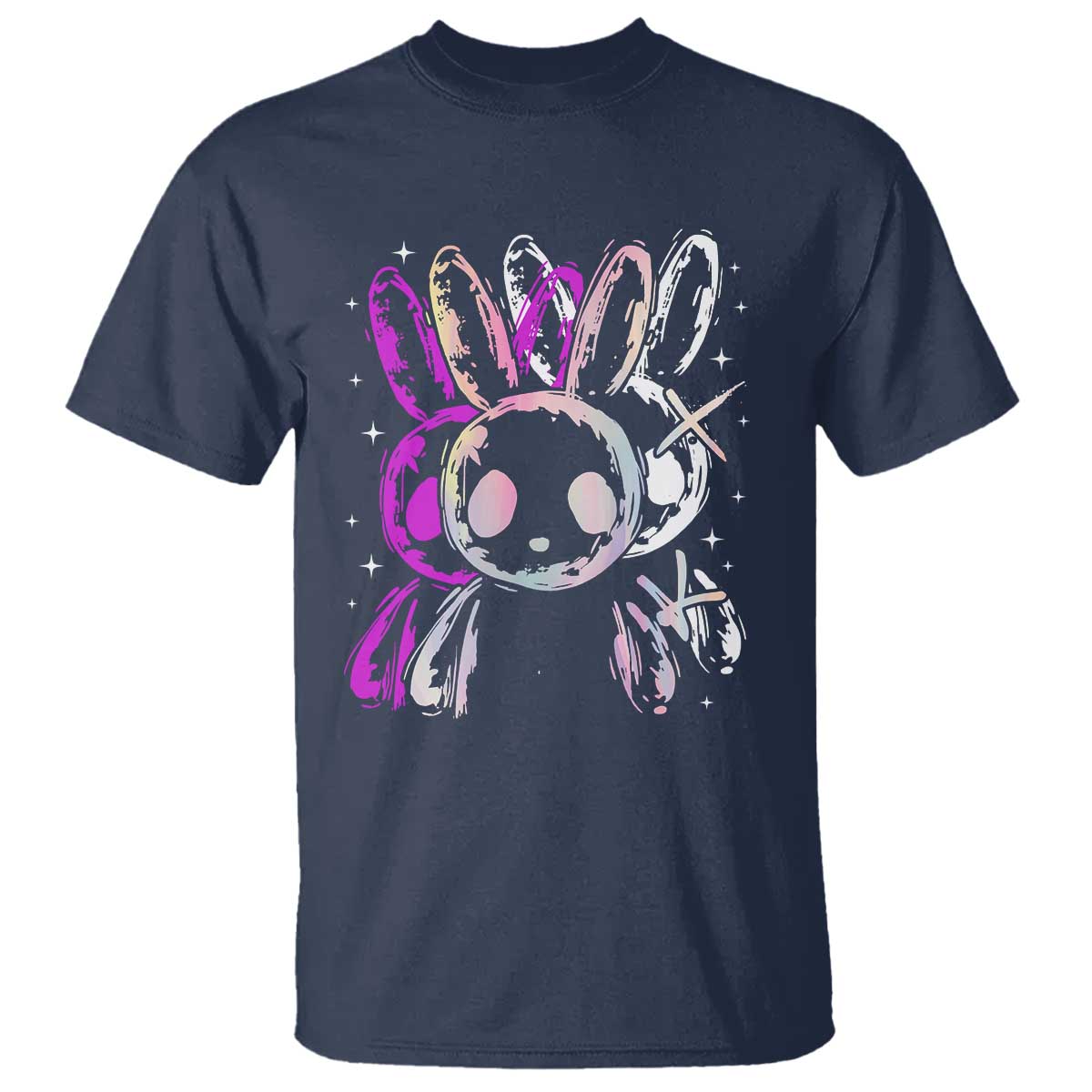 Horror Cute Bunny Rabbit T Shirt Horror Aesthetic - Wonder Print Shop
