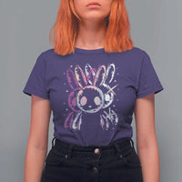 Horror Cute Bunny Rabbit T Shirt For Women Horror Aesthetic - Wonder Print Shop