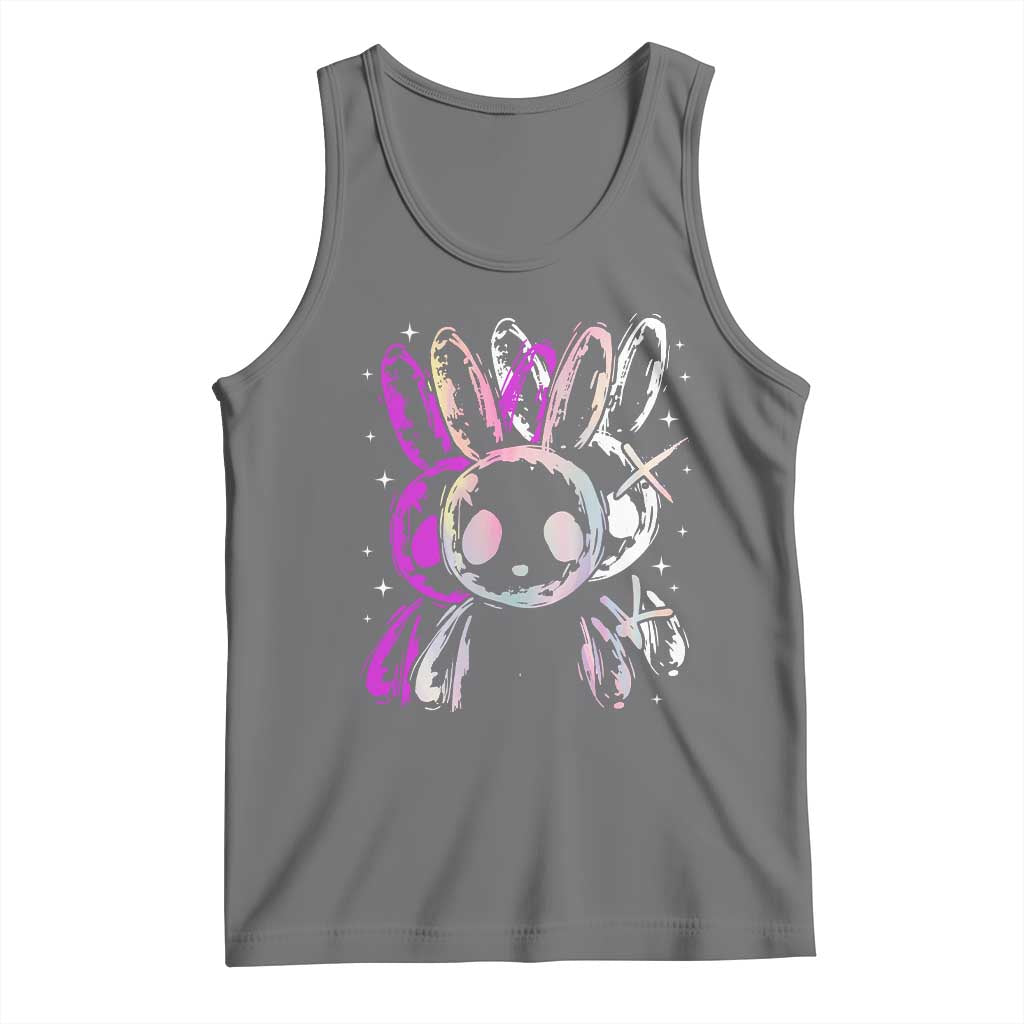 Horror Cute Bunny Rabbit Tank Top Horror Aesthetic - Wonder Print Shop
