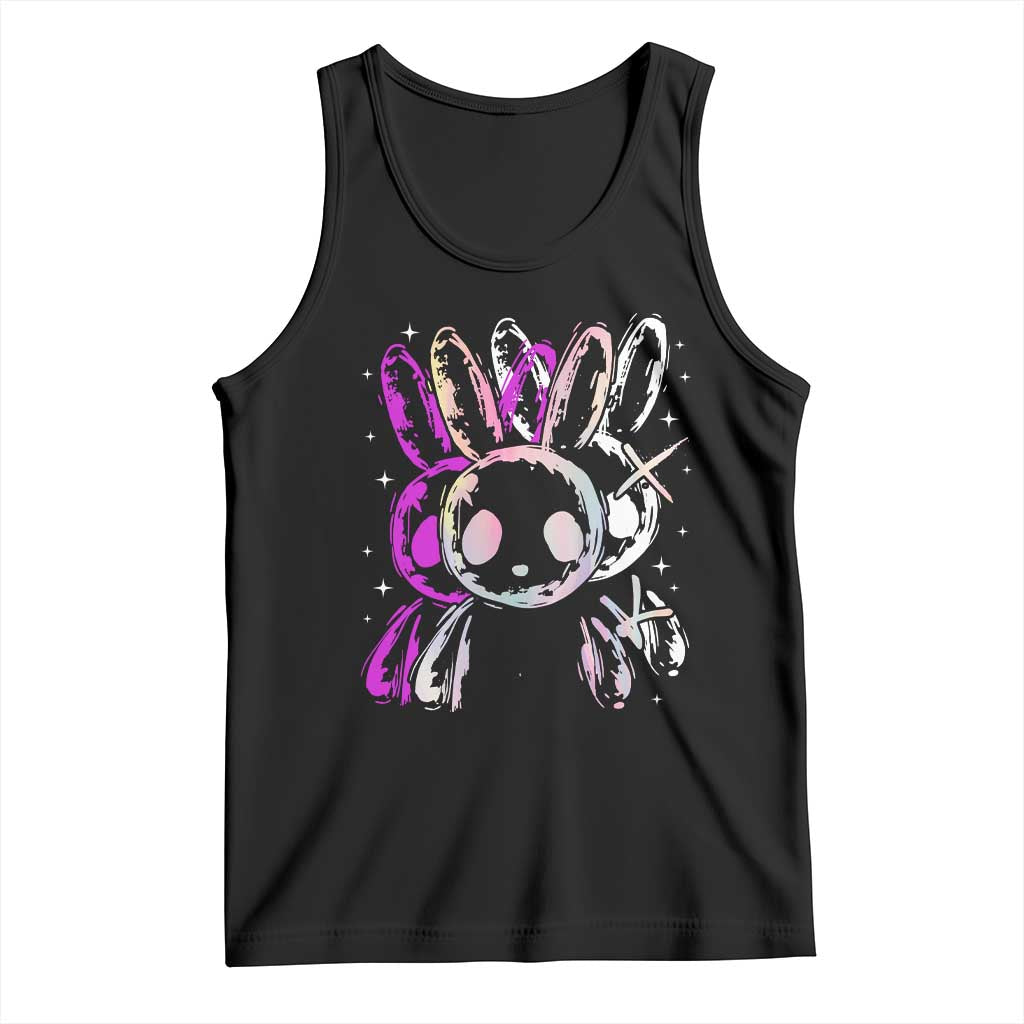 Horror Cute Bunny Rabbit Tank Top Horror Aesthetic - Wonder Print Shop