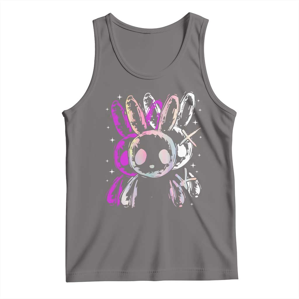 Horror Cute Bunny Rabbit Tank Top Horror Aesthetic - Wonder Print Shop
