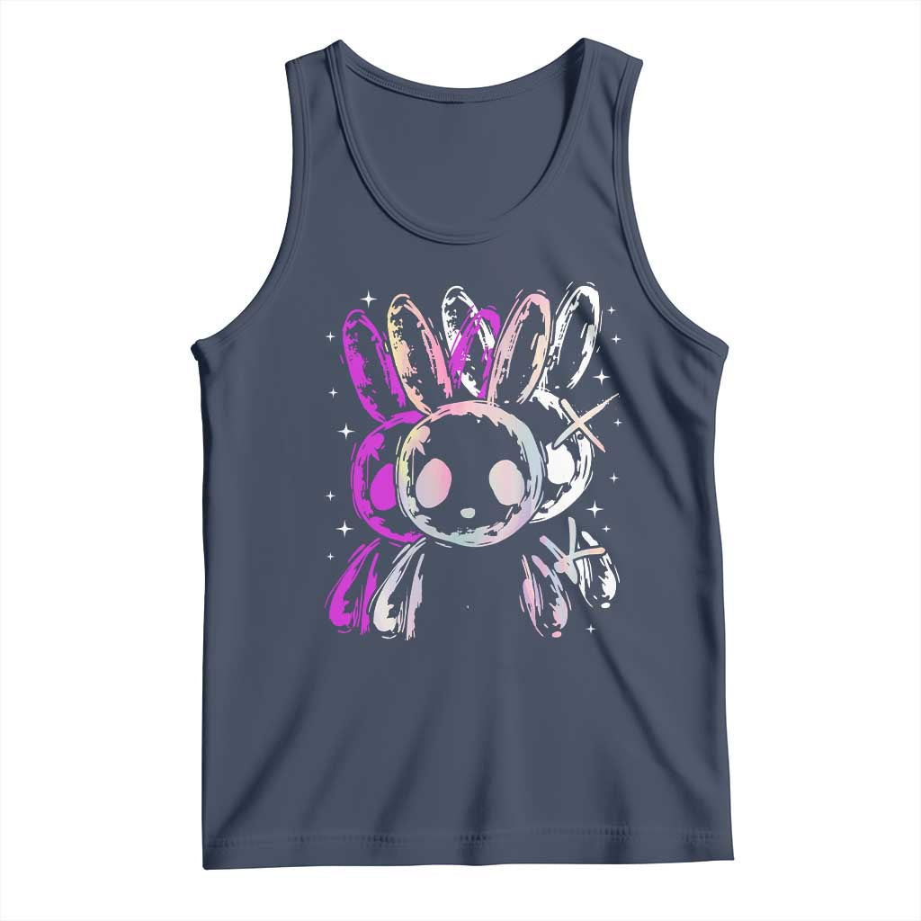 Horror Cute Bunny Rabbit Tank Top Horror Aesthetic - Wonder Print Shop