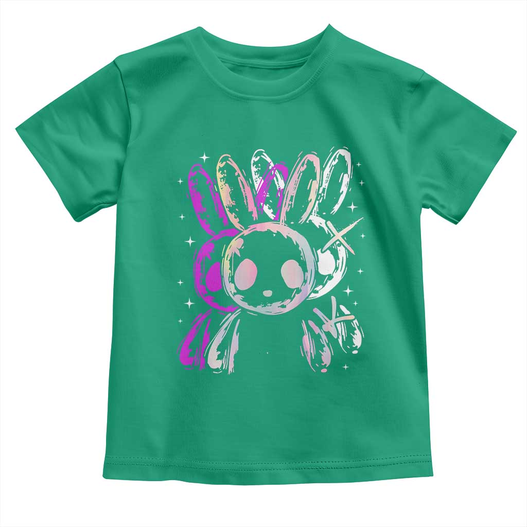 Horror Cute Bunny Rabbit Toddler T Shirt Horror Aesthetic - Wonder Print Shop