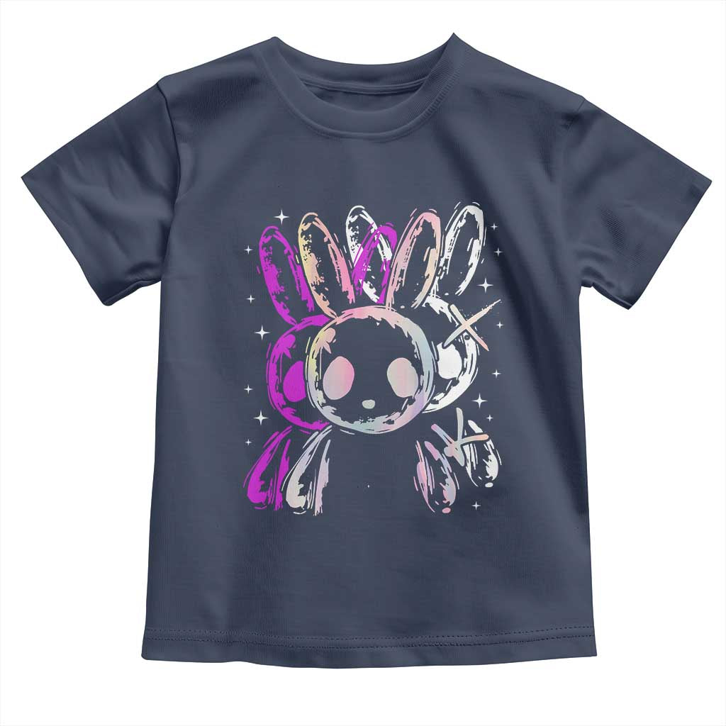 Horror Cute Bunny Rabbit Toddler T Shirt Horror Aesthetic - Wonder Print Shop