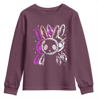 Horror Cute Bunny Rabbit Youth Sweatshirt Horror Aesthetic - Wonder Print Shop