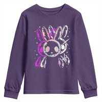 Horror Cute Bunny Rabbit Youth Sweatshirt Horror Aesthetic - Wonder Print Shop
