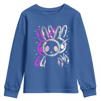 Horror Cute Bunny Rabbit Youth Sweatshirt Horror Aesthetic - Wonder Print Shop