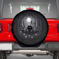Creepy Cute Bunny Rabbits Spare Tire Cover Dark Horror Aesthetic - Wonder Print Shop