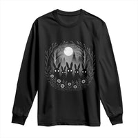 Creepy Cute Bunny Rabbits Long Sleeve Shirt Dark Horror Aesthetic - Wonder Print Shop