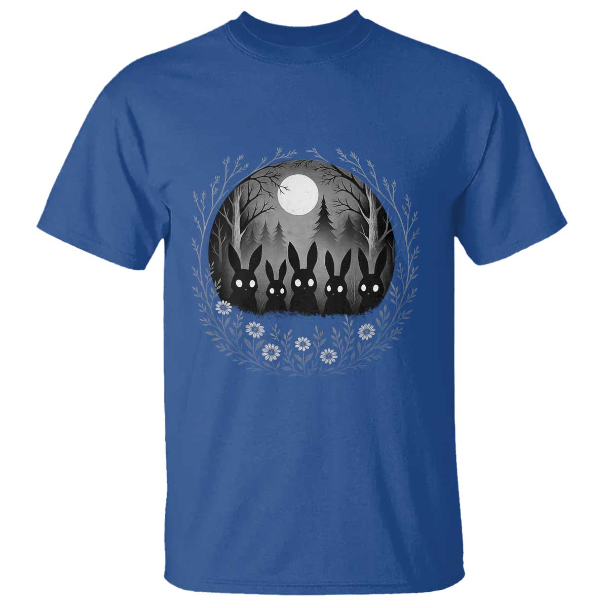Creepy Cute Bunny Rabbits T Shirt Dark Horror Aesthetic - Wonder Print Shop