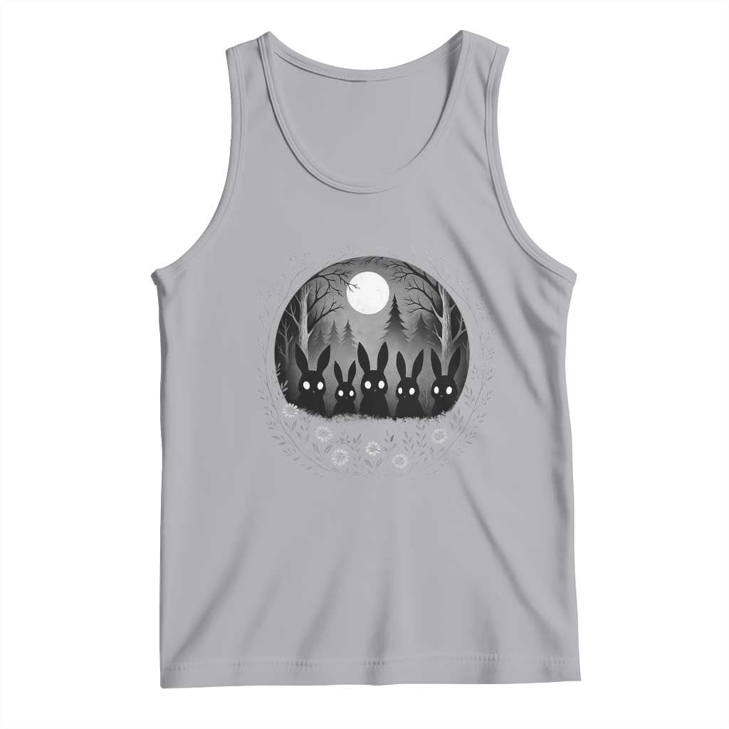 Creepy Cute Bunny Rabbits Tank Top Dark Horror Aesthetic - Wonder Print Shop