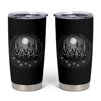 Creepy Cute Bunny Rabbits Tumbler Cup Dark Horror Aesthetic