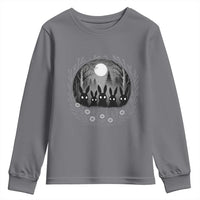 Creepy Cute Bunny Rabbits Youth Sweatshirt Dark Horror Aesthetic - Wonder Print Shop