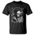 Funny Full Moon Horror Art T Shirt Skeleton Hug Maine Coon Cat - Wonder Print Shop