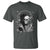 Funny Full Moon Horror Art T Shirt Skeleton Hug Maine Coon Cat - Wonder Print Shop