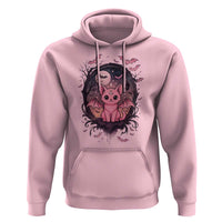 Cute Pastel Goth Bat Cat Hoodie Funny Gothic Halloween Art - Wonder Print Shop