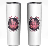 Cute Pastel Goth Bat Cat Skinny Tumbler Funny Gothic Halloween Art