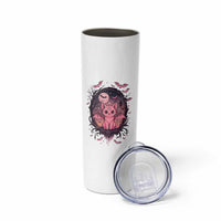 Cute Pastel Goth Bat Cat Skinny Tumbler Funny Gothic Halloween Art