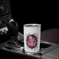 Cute Pastel Goth Bat Cat Tumbler Cup Funny Gothic Halloween Art