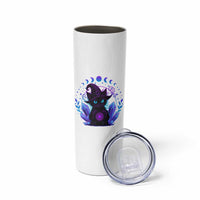 Witchy Black Cat Skinny Tumbler Funny Spellcasting Pastel Goth Aesthetic