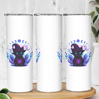 Witchy Black Cat Skinny Tumbler Funny Spellcasting Pastel Goth Aesthetic
