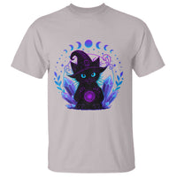 Witchy Black Cat T Shirt Funny Spellcasting Pastel Goth Aesthetic - Wonder Print Shop