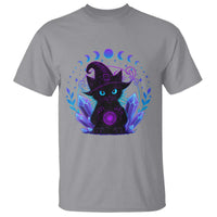 Witchy Black Cat T Shirt Funny Spellcasting Pastel Goth Aesthetic - Wonder Print Shop
