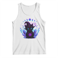 Witchy Black Cat Tank Top Funny Spellcasting Pastel Goth Aesthetic - Wonder Print Shop