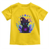 Witchy Black Cat Toddler T Shirt Funny Spellcasting Pastel Goth Aesthetic - Wonder Print Shop