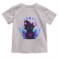 Witchy Black Cat Toddler T Shirt Funny Spellcasting Pastel Goth Aesthetic - Wonder Print Shop