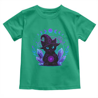 Witchy Black Cat Toddler T Shirt Funny Spellcasting Pastel Goth Aesthetic - Wonder Print Shop
