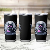 Witchy Black Cat Tumbler Cup Brewing Magic Funny Pastel Goth Art