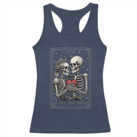 Love Is All You Need Racerback Tank Top Skeleton Lovers Funny Halloween Tarot - Wonder Print Shop