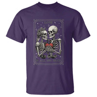Love Is All You Need T Shirt Skeleton Lovers Funny Halloween Tarot - Wonder Print Shop