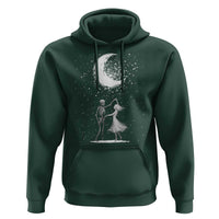 Skeleton Lover Dancing Under The Moon Dark Romantic Art Hoodie - Wonder Print Shop
