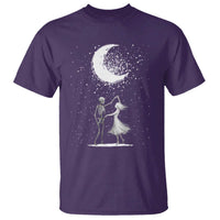 Skeleton Lover Dancing Under The Moon Dark Romantic Art T Shirt - Wonder Print Shop