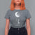 Skeleton Lover Dancing Under The Moon Dark Romantic Art T Shirt For Women - Wonder Print Shop