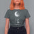 Skeleton Lover Dancing Under The Moon Dark Romantic Art T Shirt For Women - Wonder Print Shop