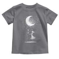Skeleton Lover Dancing Under The Moon Dark Romantic Art Toddler T Shirt - Wonder Print Shop