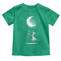 Skeleton Lover Dancing Under The Moon Dark Romantic Art Toddler T Shirt - Wonder Print Shop