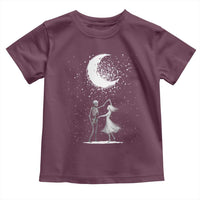 Skeleton Lover Dancing Under The Moon Dark Romantic Art Toddler T Shirt - Wonder Print Shop